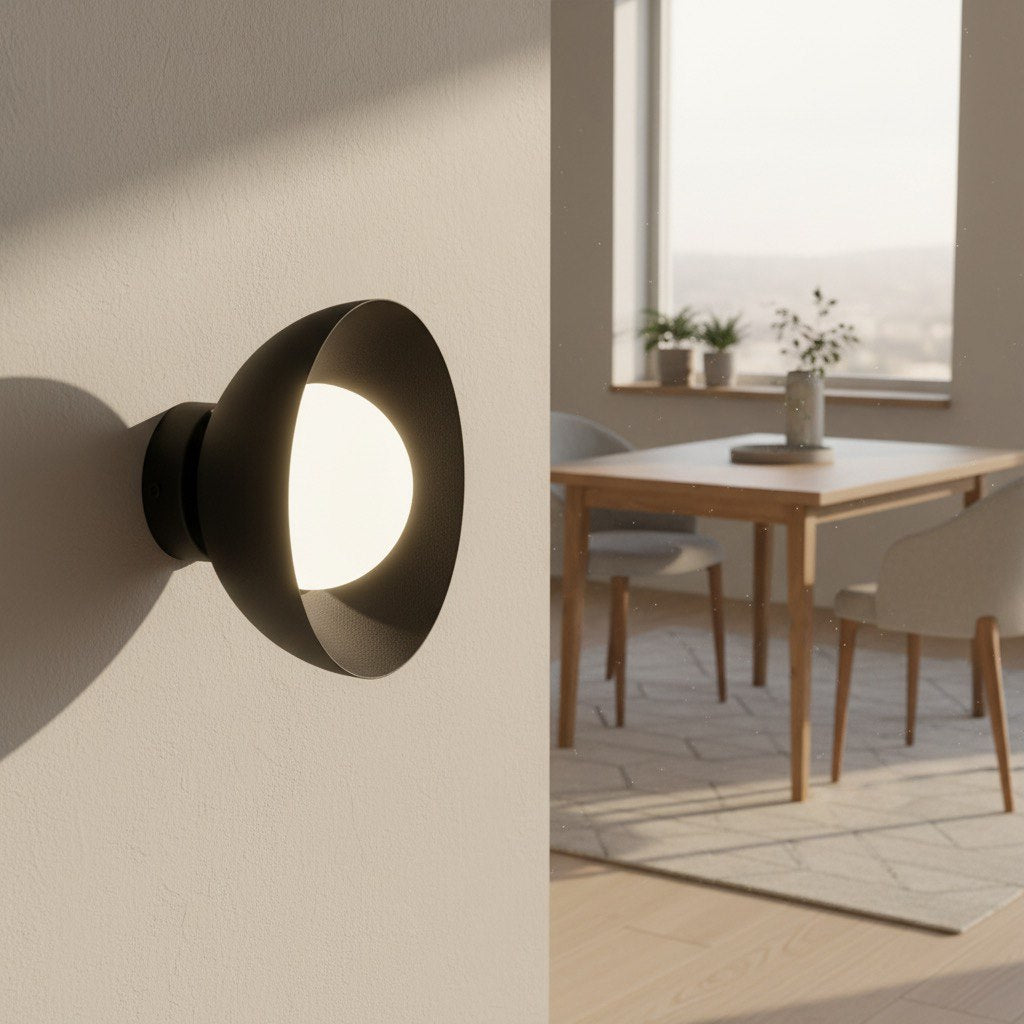 Wandlamp - BIBI K1 ZWART