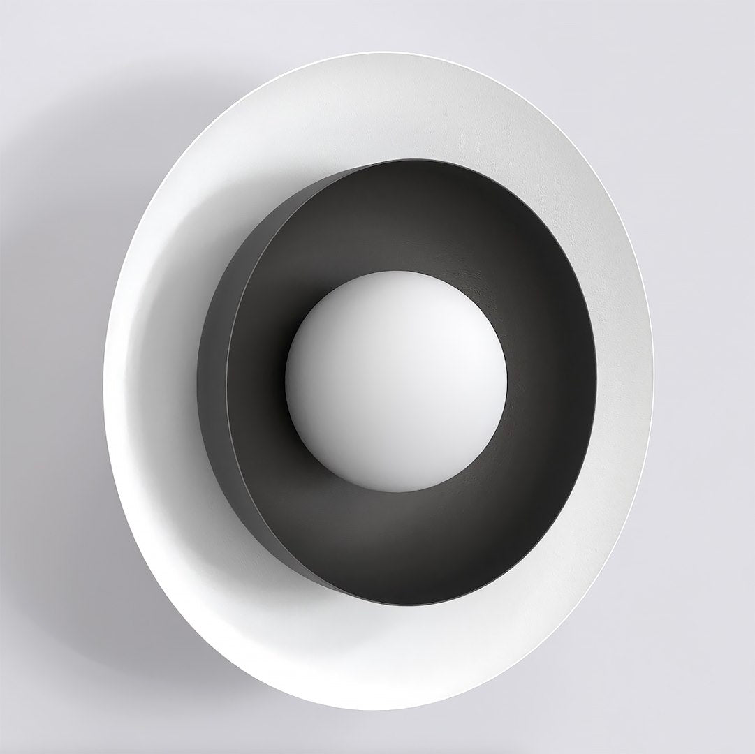 Wandlamp - POPPI K1 WH ZWART