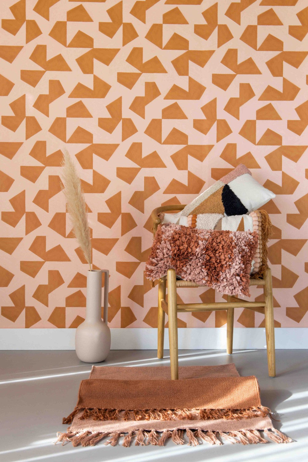 Kidsdepot Hette vloerkleed roze 70 x 140 cm
