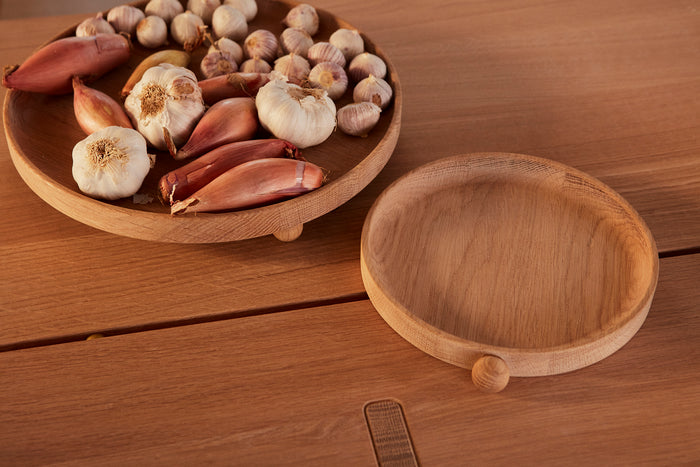 Inka rond houten dienblad - klein
