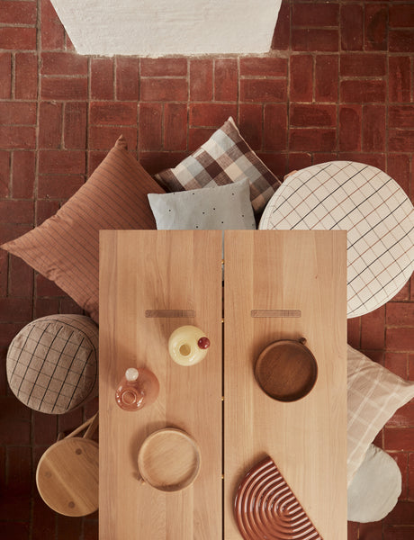 Inka rond houten dienblad - klein
