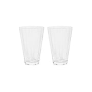 Yuka Groove-glas - set van 2