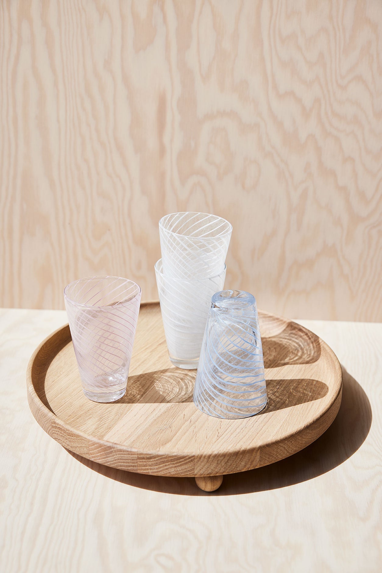 Yuka Swirl-glas - set van 2