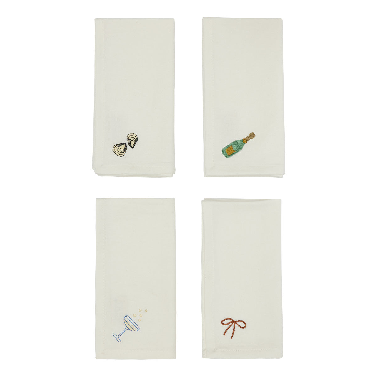 Nieuwjaarsservetten - Set van 4