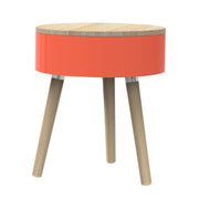 Lund Skittle bijzettafel Ø 34 cm, hoogte 52 cm - oranje