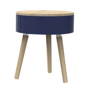 Lund Skittle bijzettafel Ø 34 cm, hoogte 52 cm - blauw