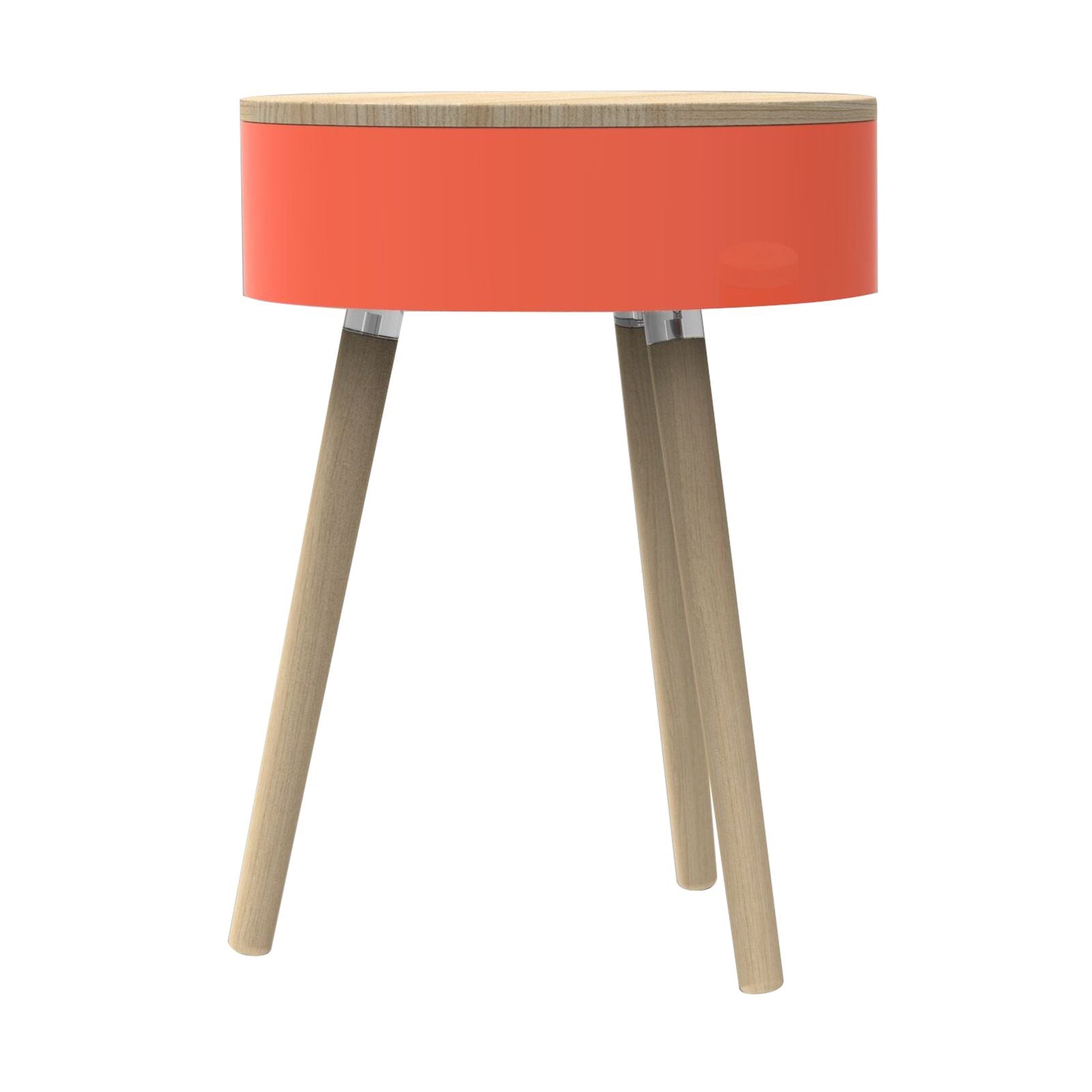Lund Skittle Jumbo Bijzettafel Ø 44 cm, hoogte 60 cm - oranje
