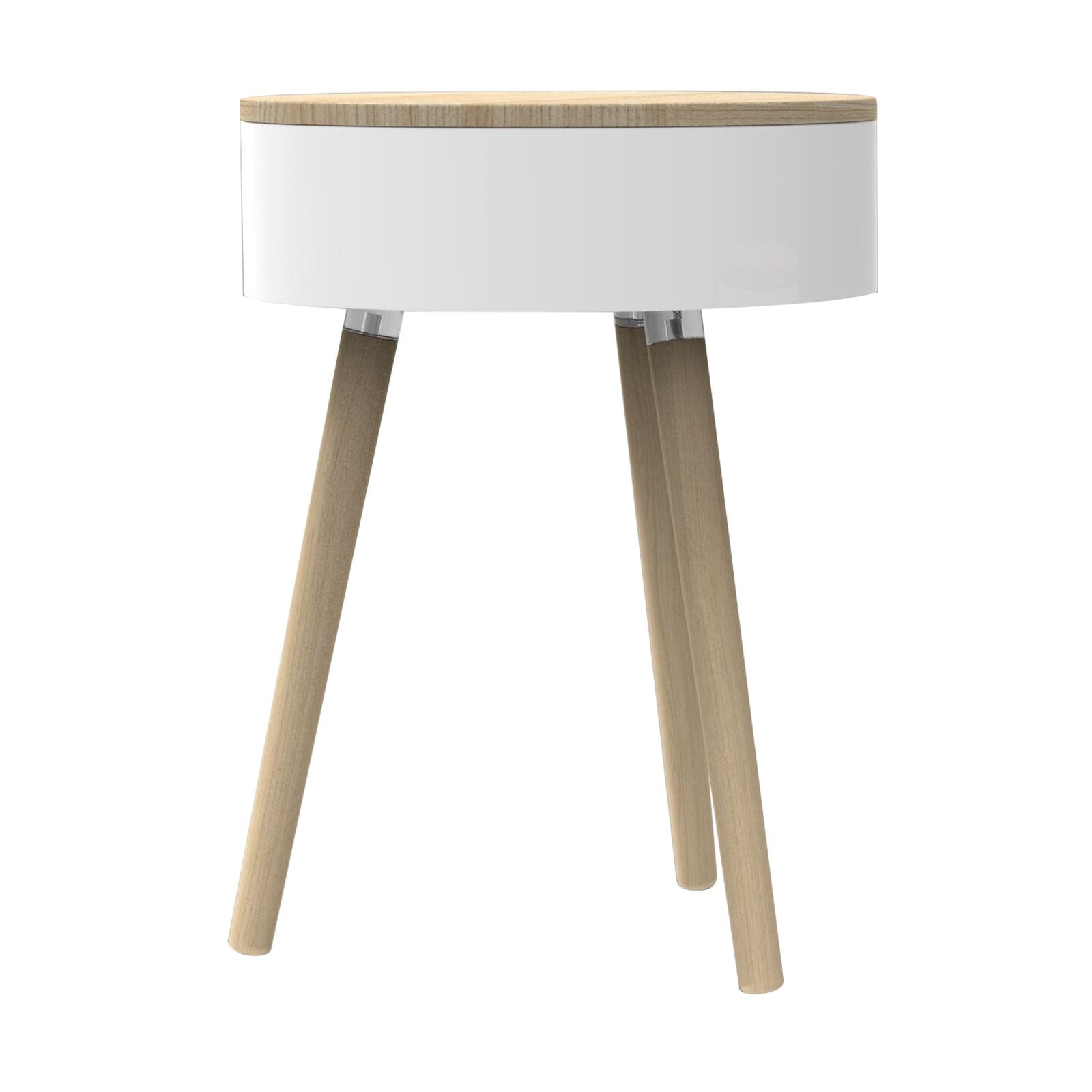 Lund Skittle Jumbo bijzettafel Ø 44 cm, hoogte 60 cm - wit