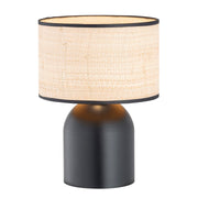Tafellamp - ASPEN LN1 ZWART/ROTAN