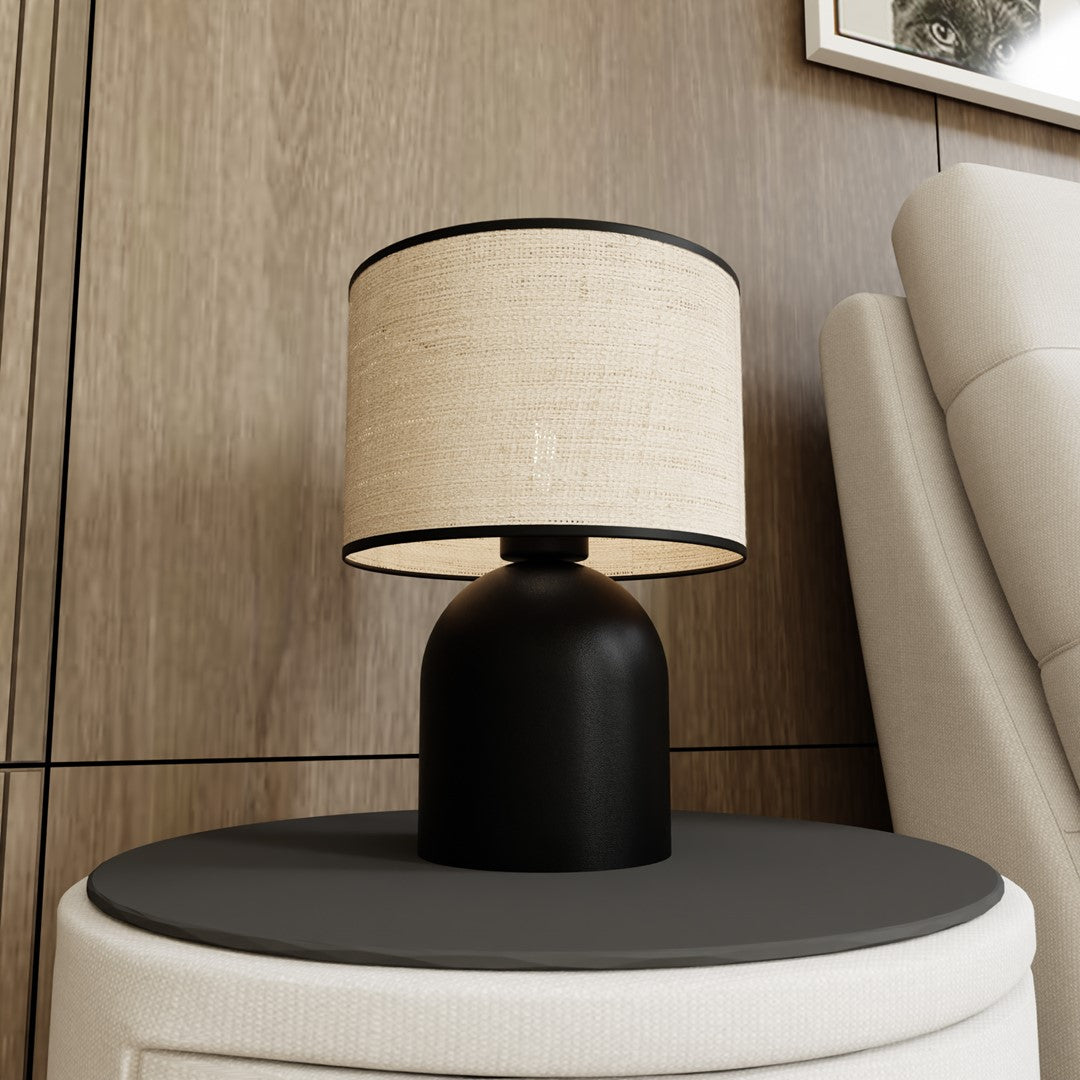 Tafellamp - ASPEN LN1 ZWART/ROTAN