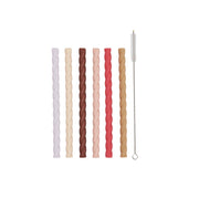 Mellow siliconen rietjes - set van 6