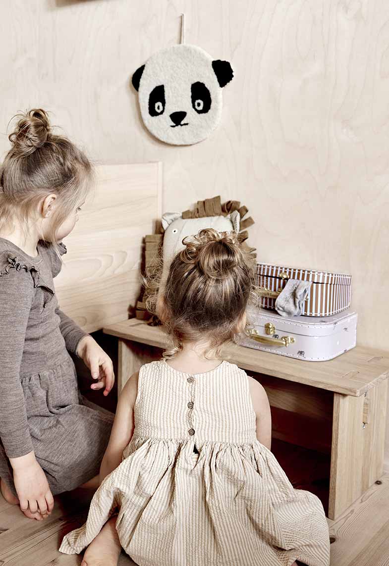 Mini-koffers Olifant en Streep - Set van 2