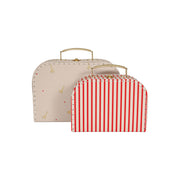 Mini-koffer Giraffe & Streep - Set van 2