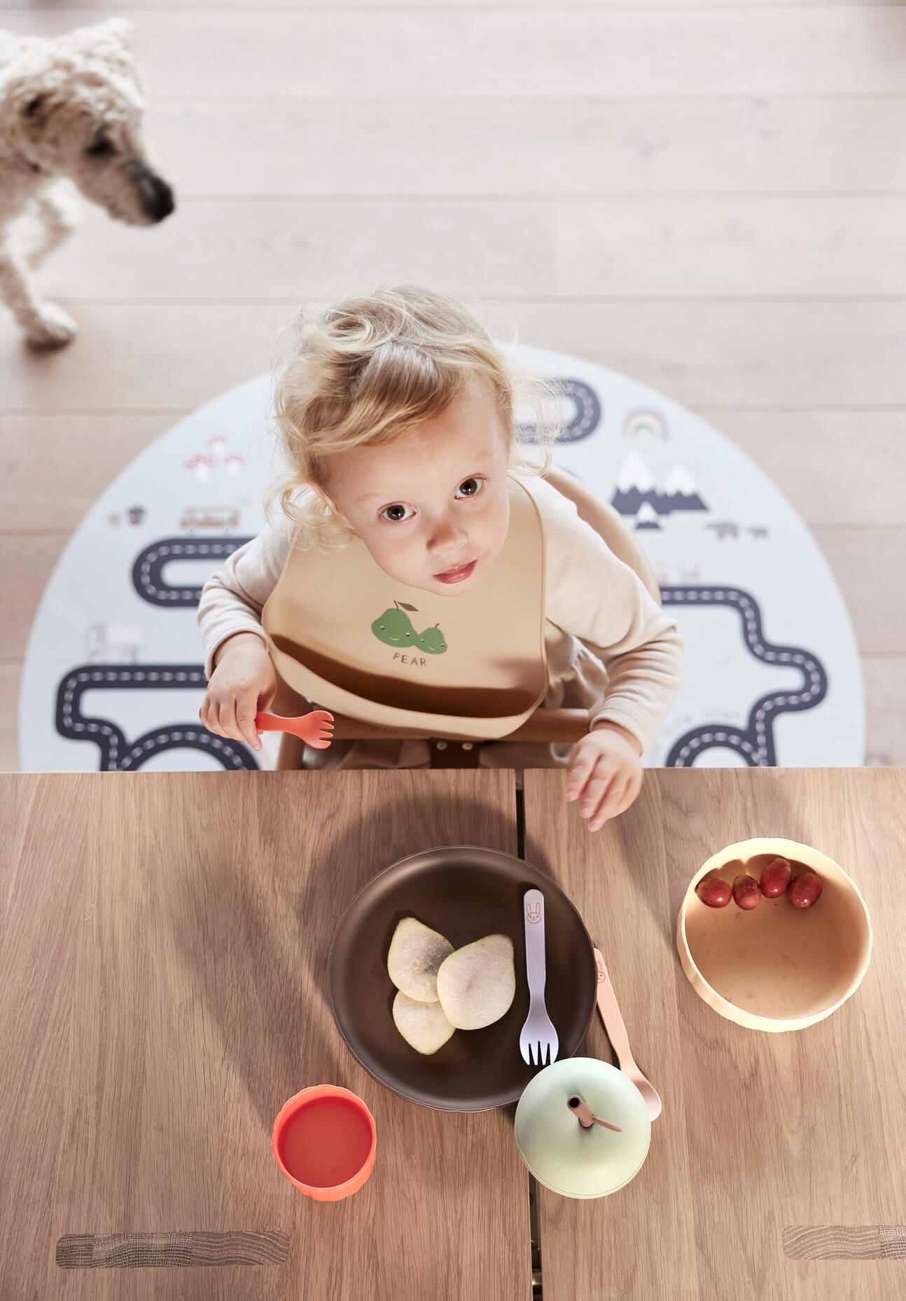 Yummy siliconen slabbetjes - set van 2