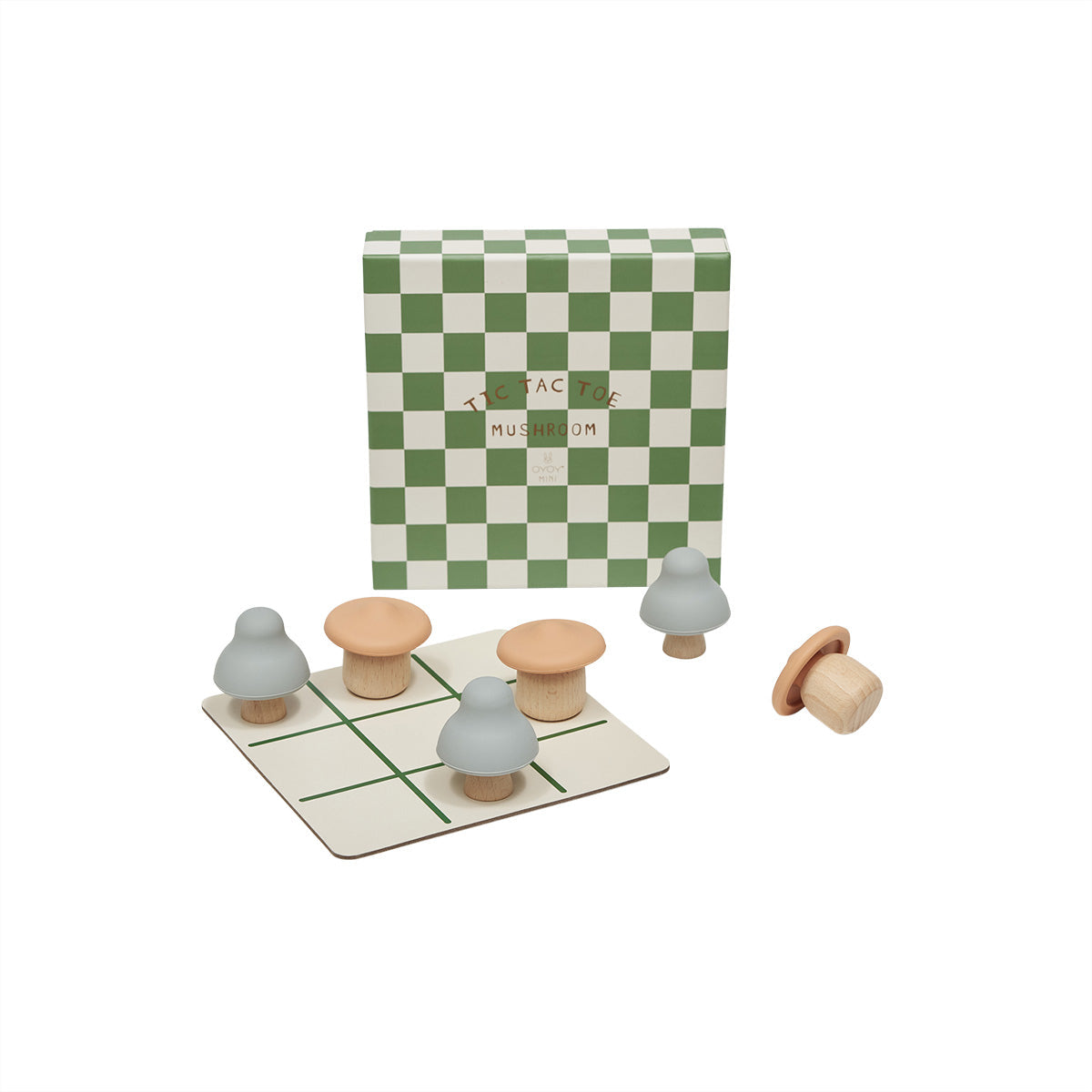 Tic Tac Toe met paddenstoelen