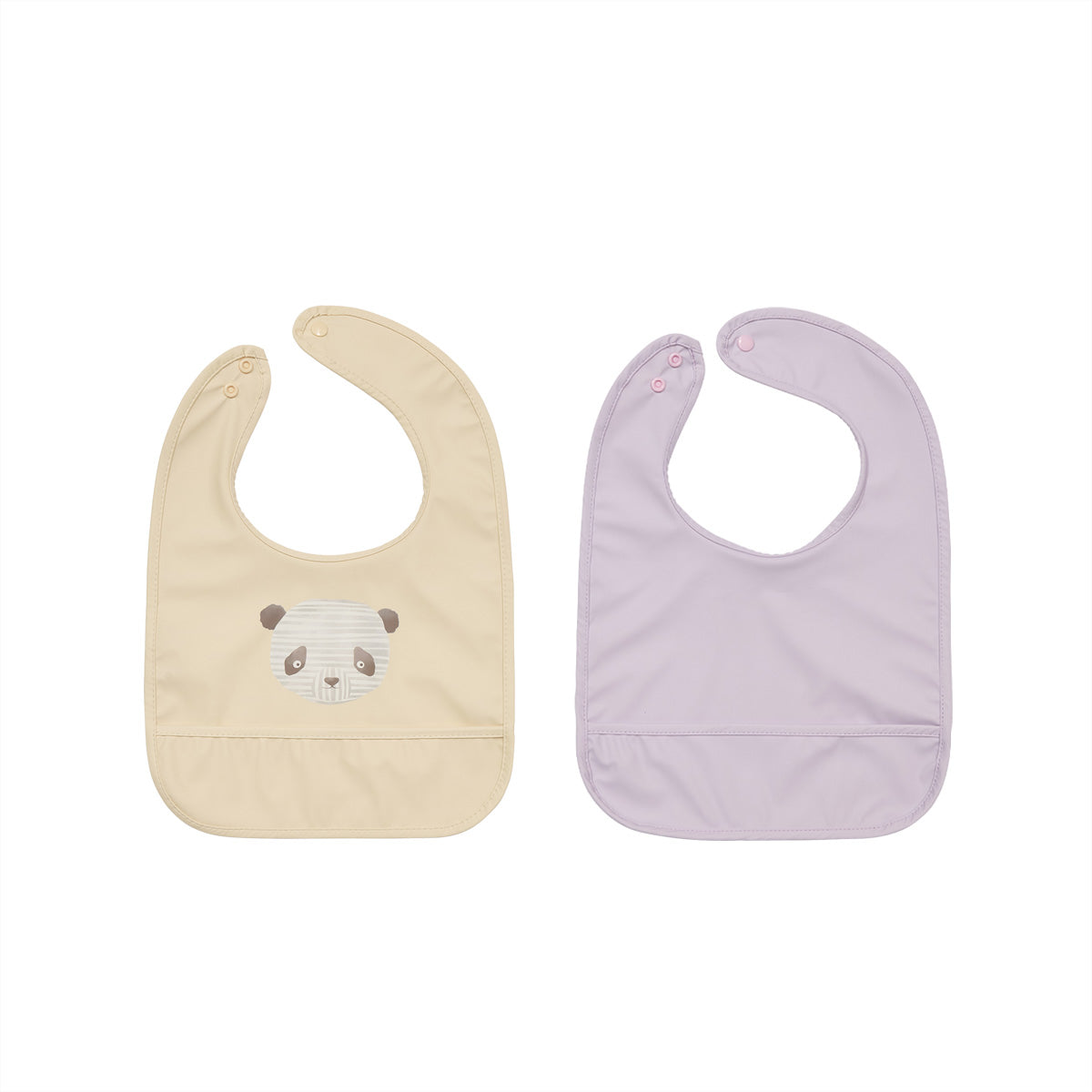 Lun Lun Panda slabbetjes - set van 2