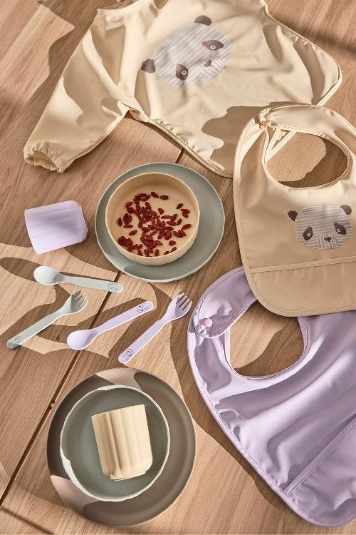 Lun Lun Panda slabbetjes - set van 2