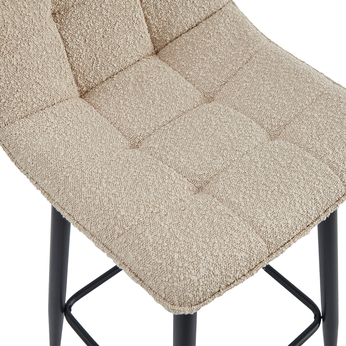 Barkruk Yerevan - Bouclé taupe