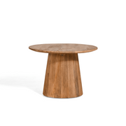 Bijzettafel Mokka Ø 60 cm lichtbruin