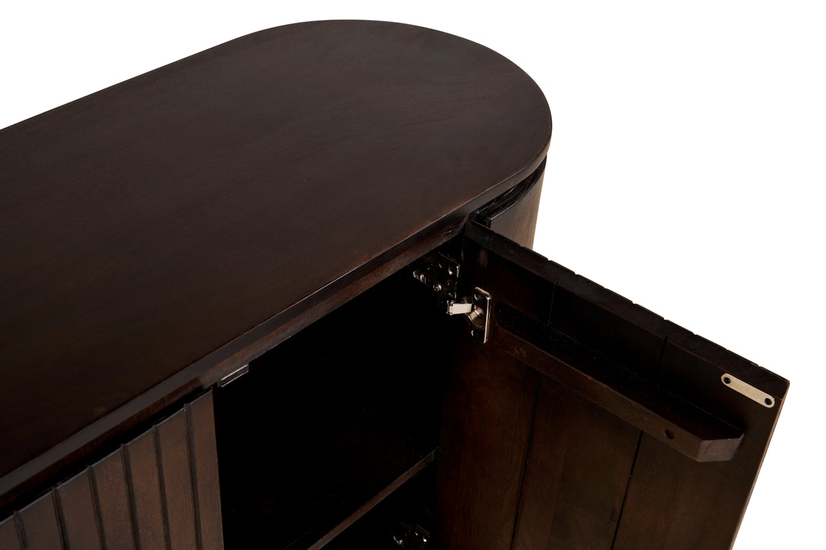 Mokka Dressoir Donkerbruin 115cm