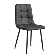 Eetkamerstoel Yerevan Microleder Antraciet