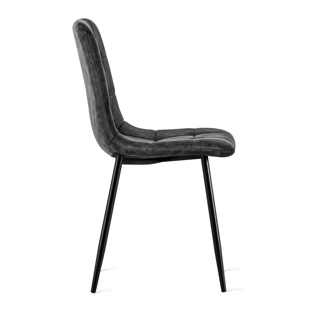Eetkamerstoel Yerevan Microleder Antraciet
