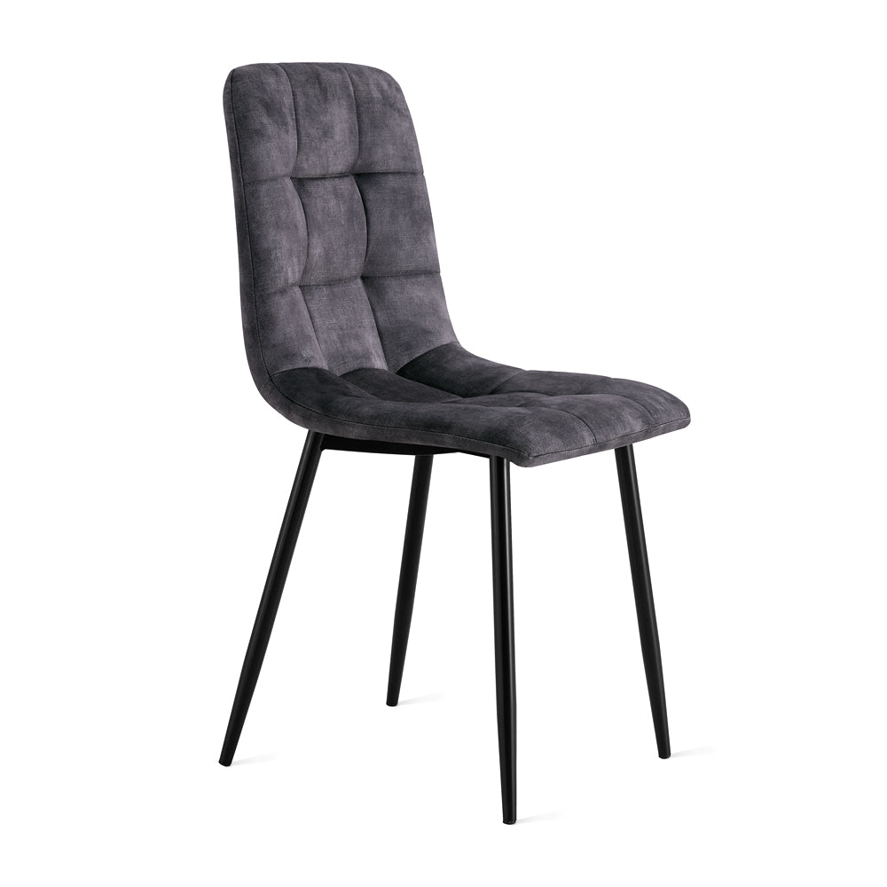 Eetkamerstoel Yerevan Velvet Antraciet