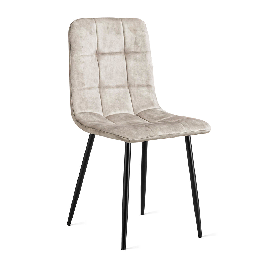 Eetkamerstoel Yerevan Fluweel Taupe