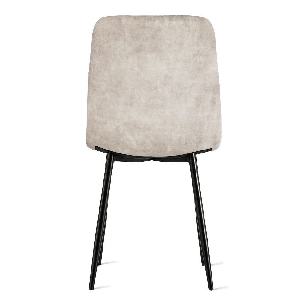 Eetkamerstoel Yerevan Fluweel Taupe