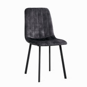 Eetkamerstoel Minsk Velvet Antraciet