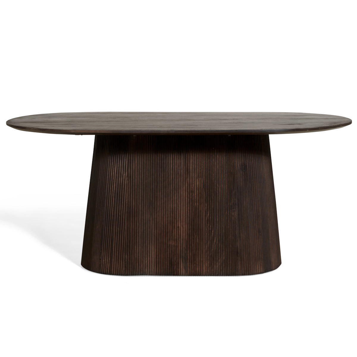 Mokka eettafel donkerbruin 180 cm