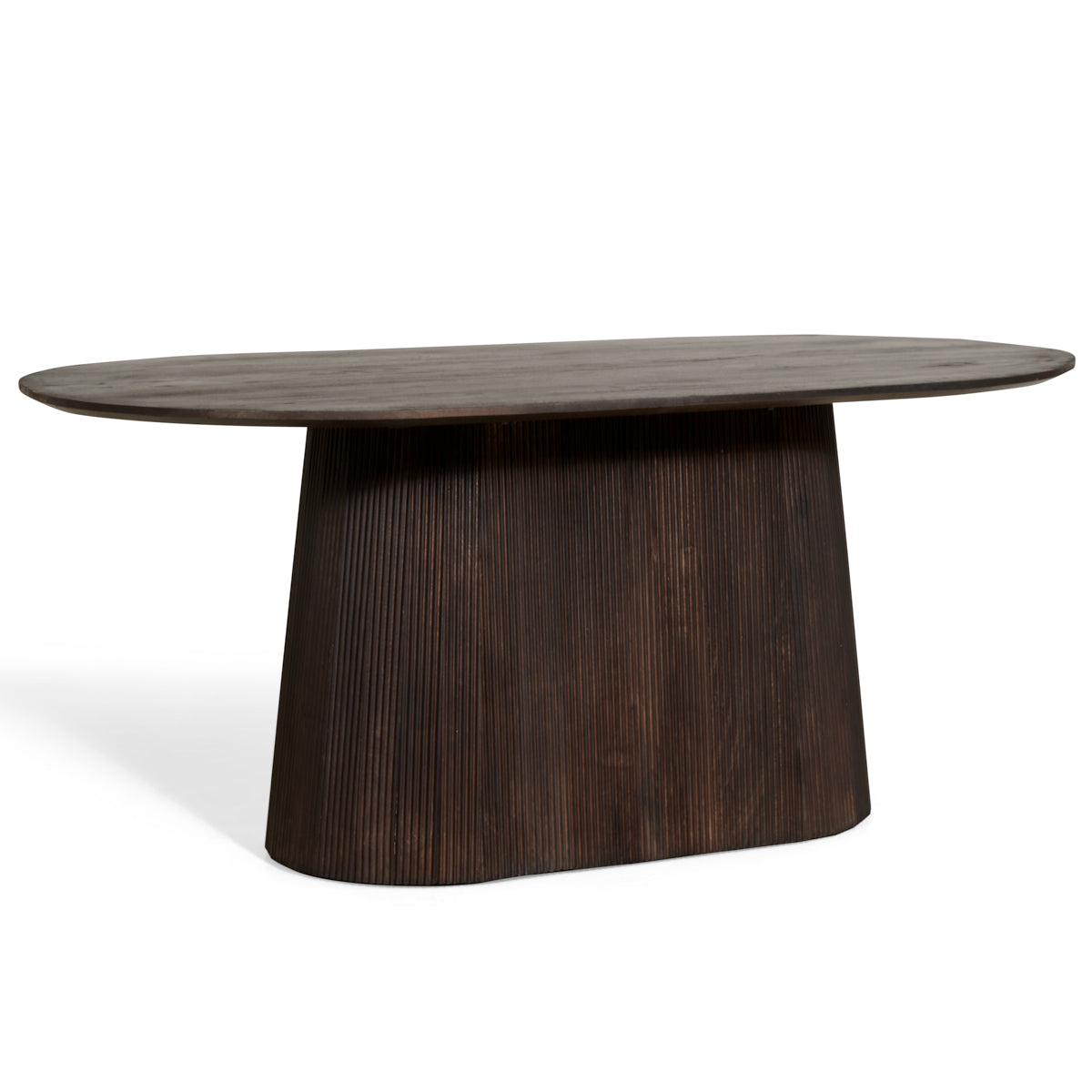Mokka eettafel donkerbruin 230 cm