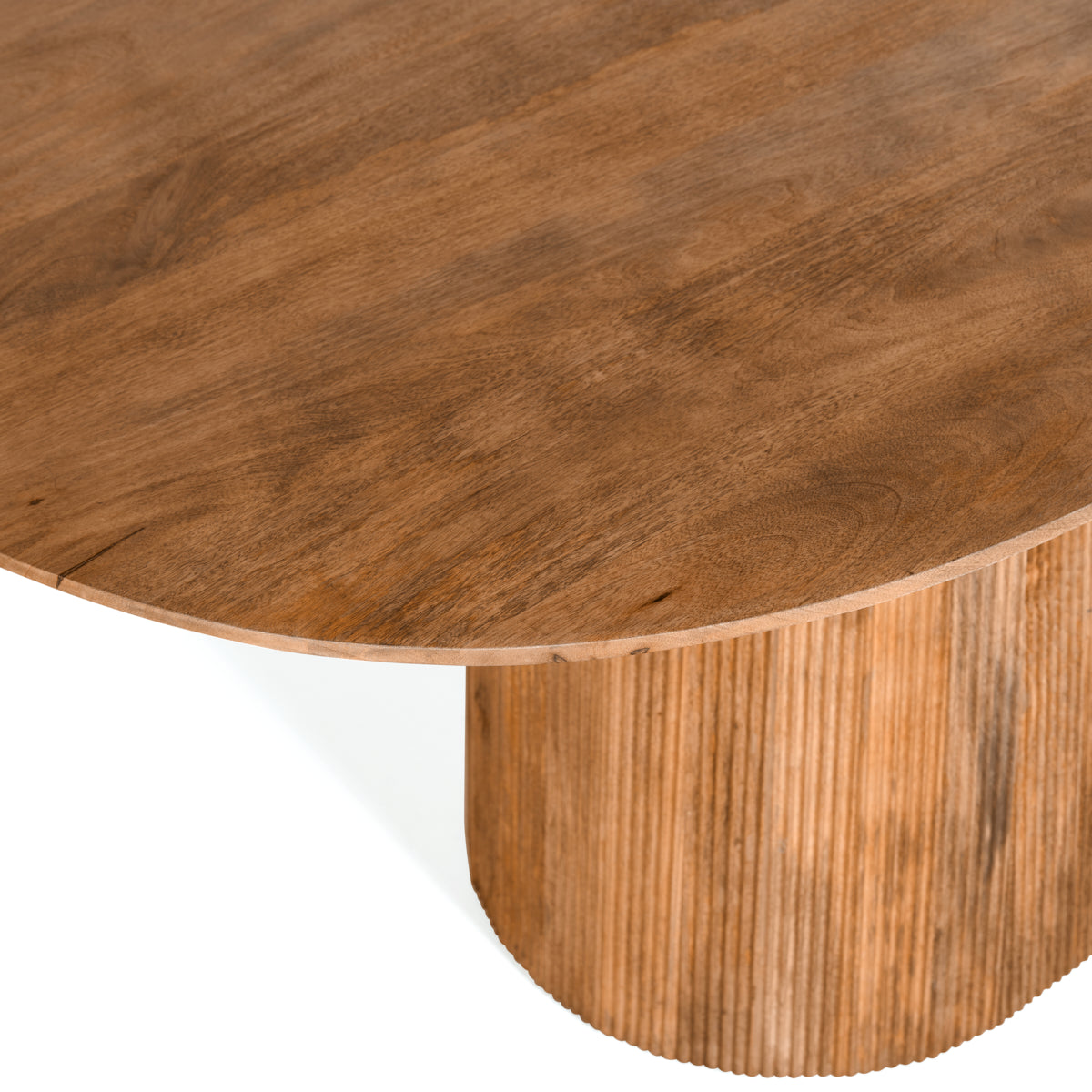 Mokka eettafel lichtbruin 200 cm