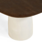 Eettafel Bora - Ø140 cm Bruin & Beige