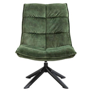 Fauteuil Lucas - Fluweel Mosgroen