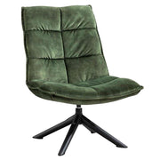 Fauteuil Lucas - Fluweel Mosgroen