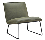 Fauteuil James - microleer groen