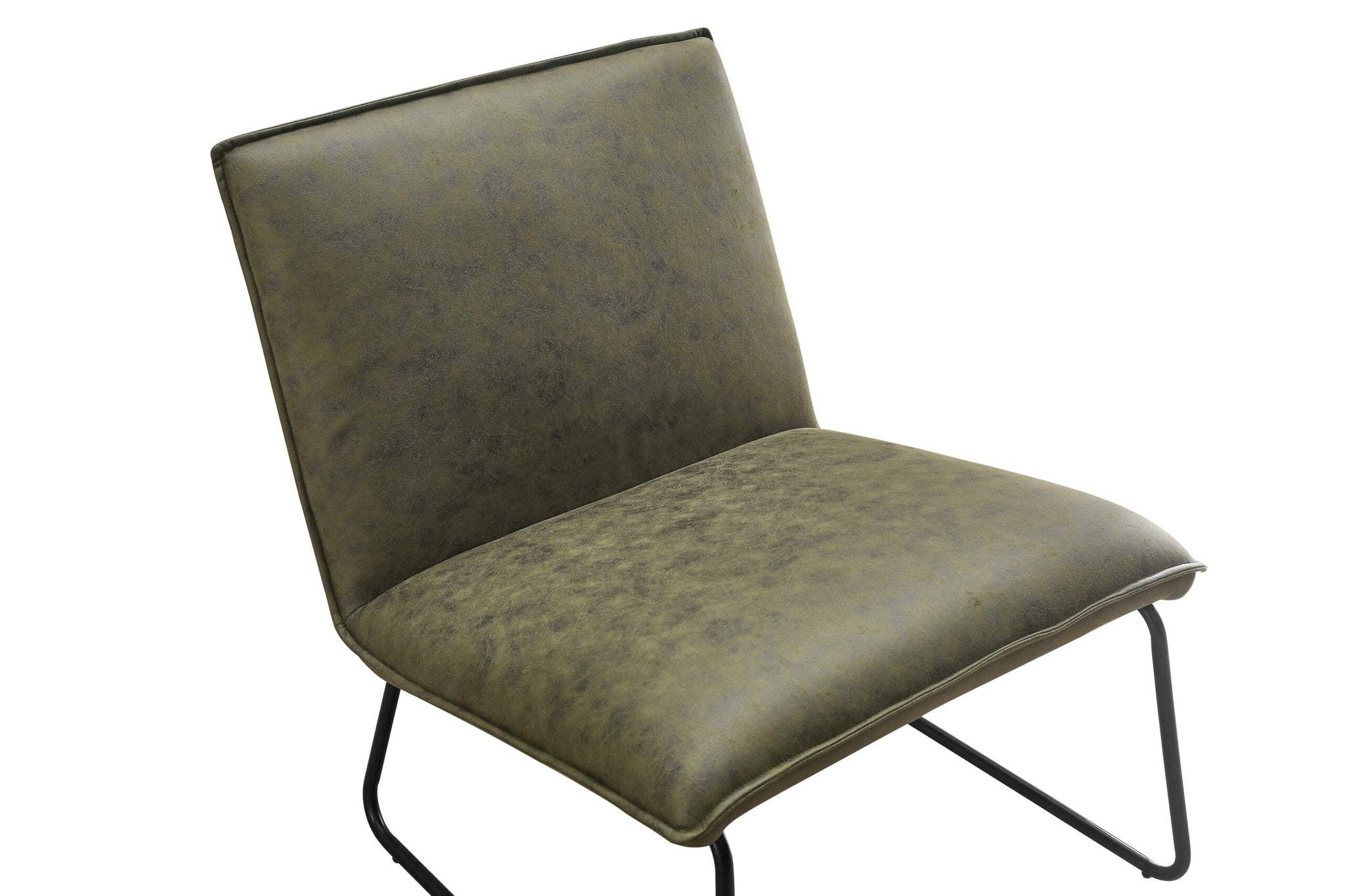 Fauteuil James - microleer groen