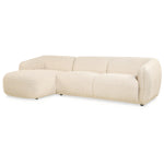 Hoekbank Laila - Stof Beige Rechts
