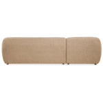 Hoekbank Laila - Taupe stof, rechts