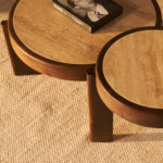 Salontafel Bora - Ø 75 cm, bruin