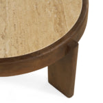 Salontafel Bora - Ø 75 cm, bruin