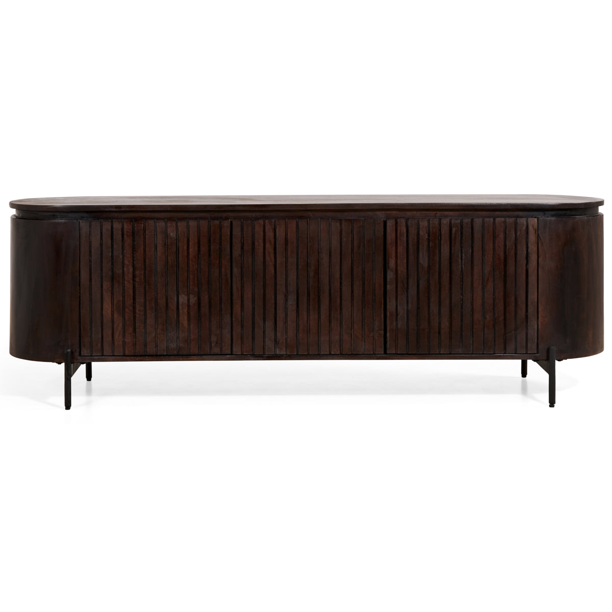 Mokka tv-meubel donkerbruin 175 cm