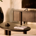 TV-meubel Rondo - 175 cm donkerbruin