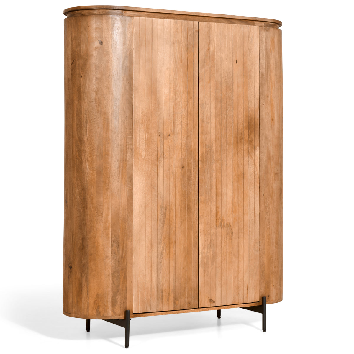Wandkast lichtbruin 115x40x151cm