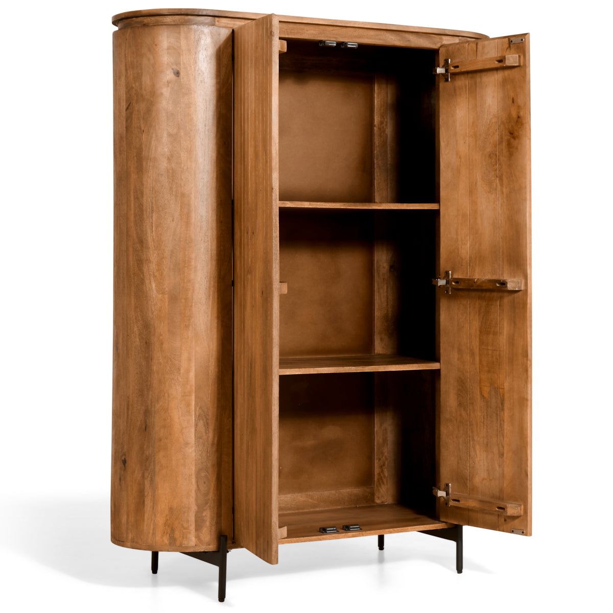 Wandkast lichtbruin 115x40x151cm