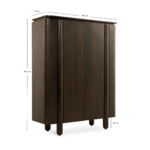 Wandkast Rondo - 150cm Donkerbruin