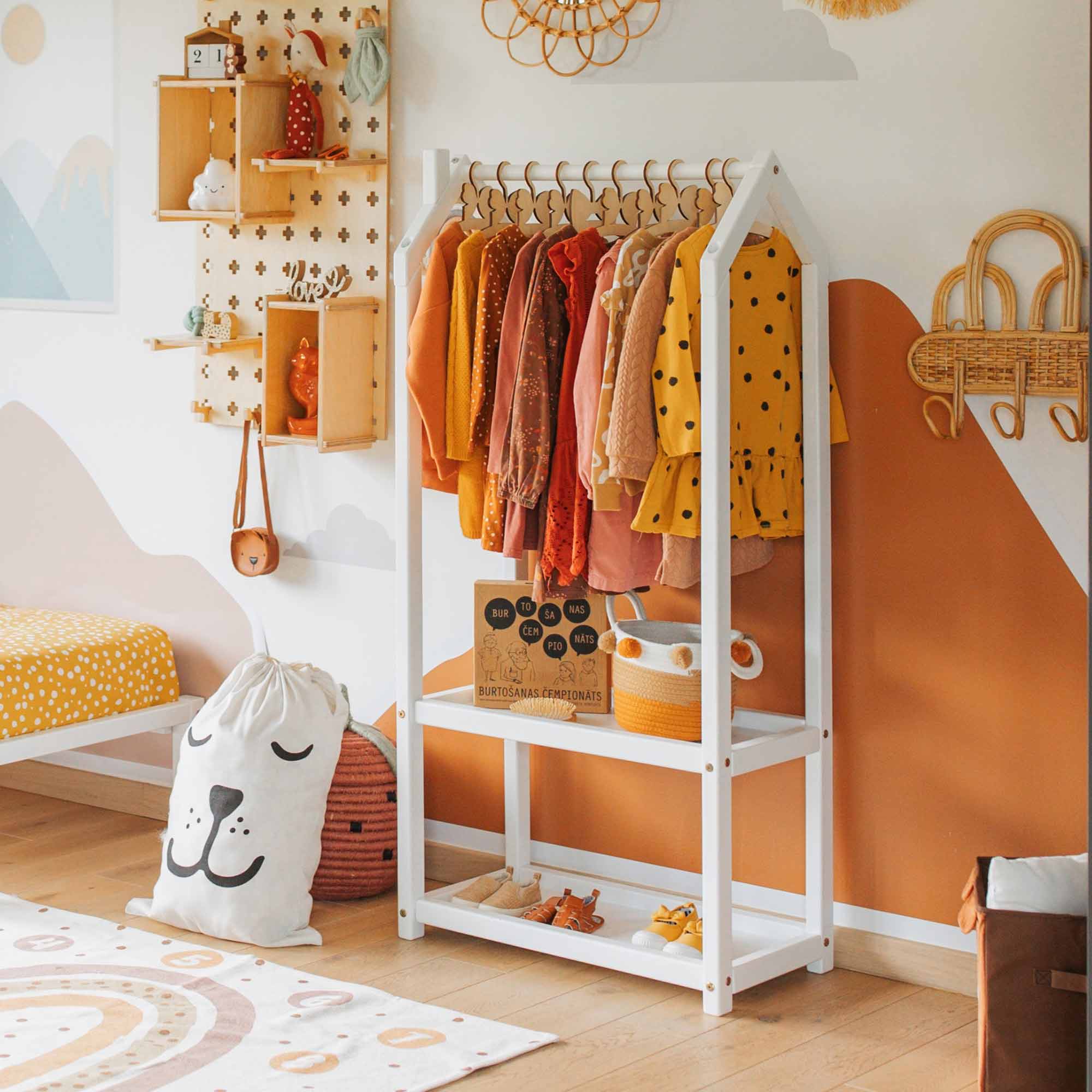 Montessori-kledingkast, wit