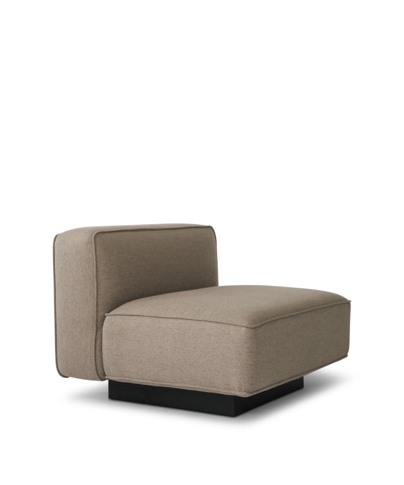 Utopia bank midden - donkerbeige