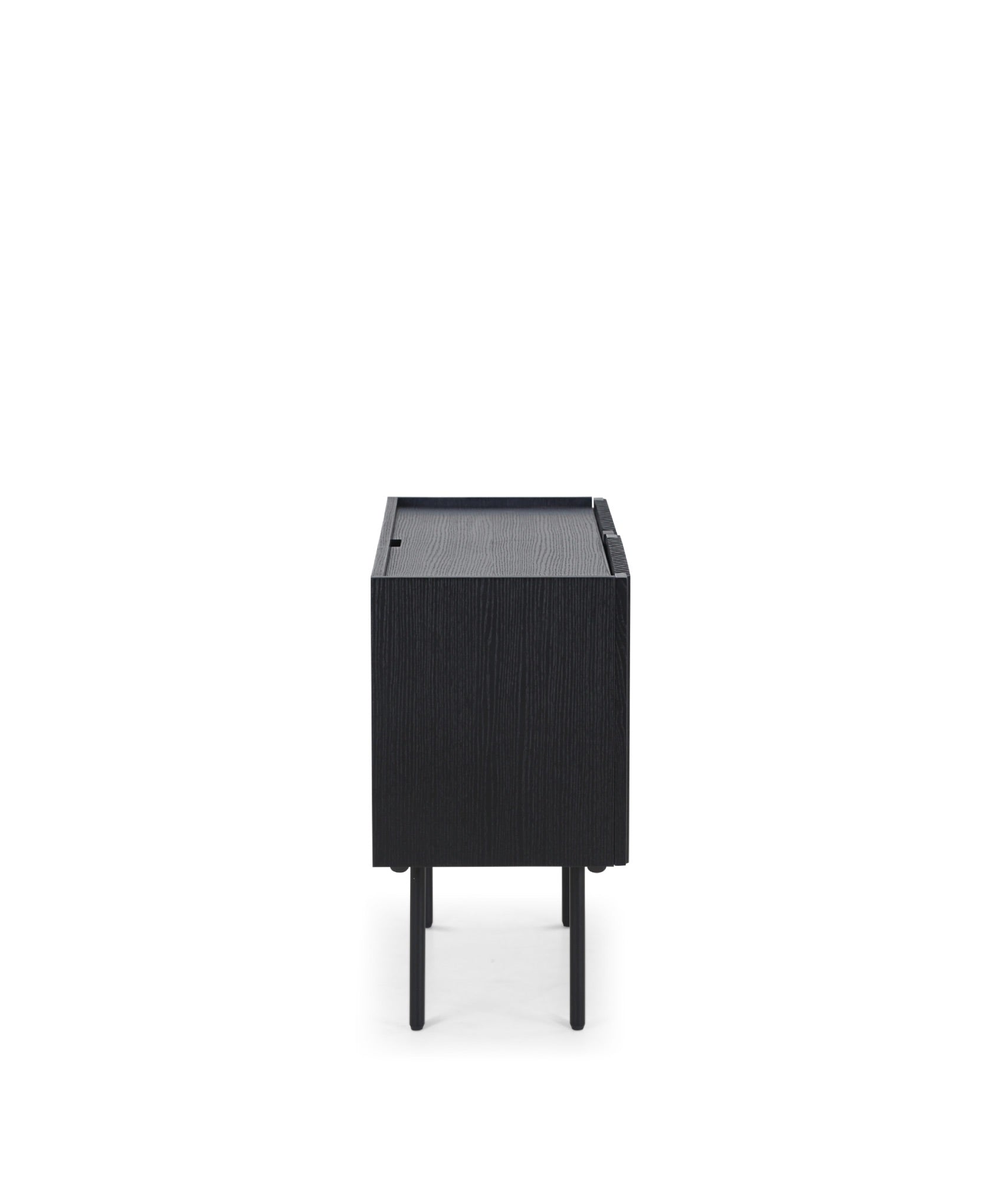 Louvre klein dressoir - zwart eiken
